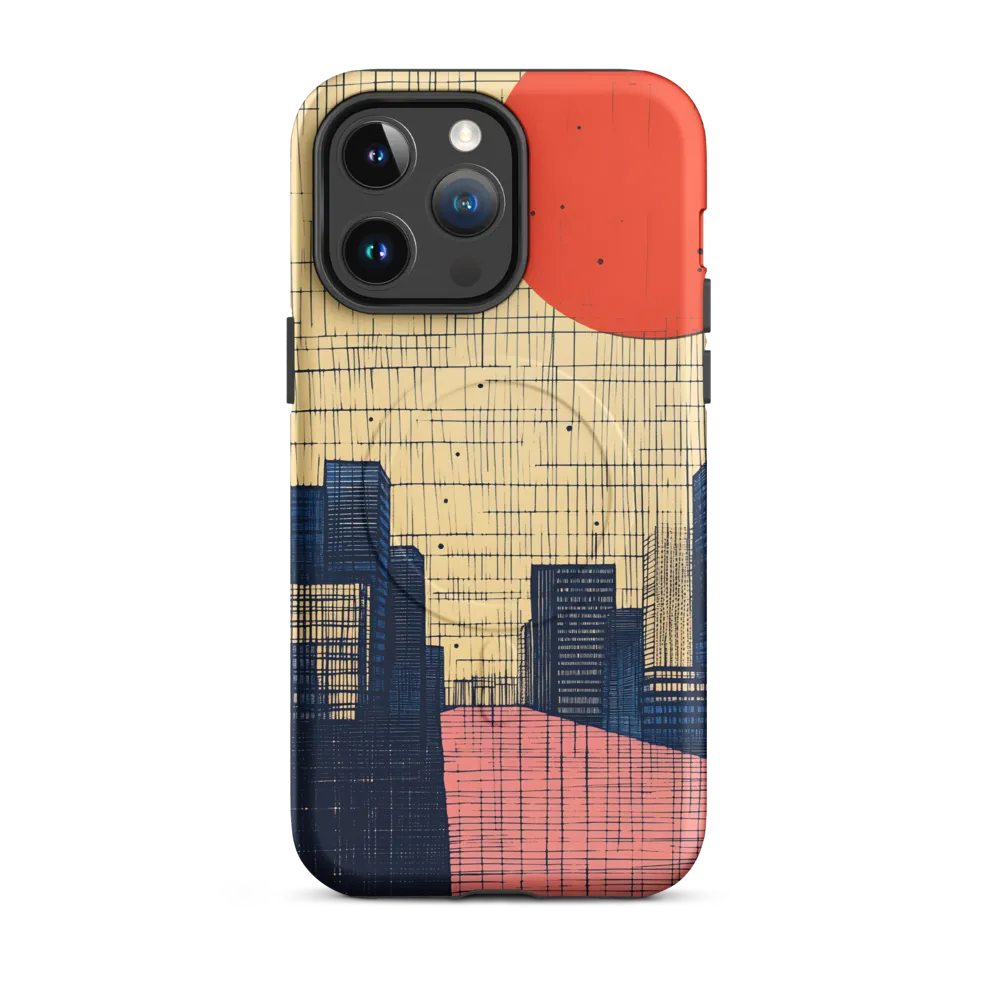 Urban Echoes: A Minimalist Cityscape