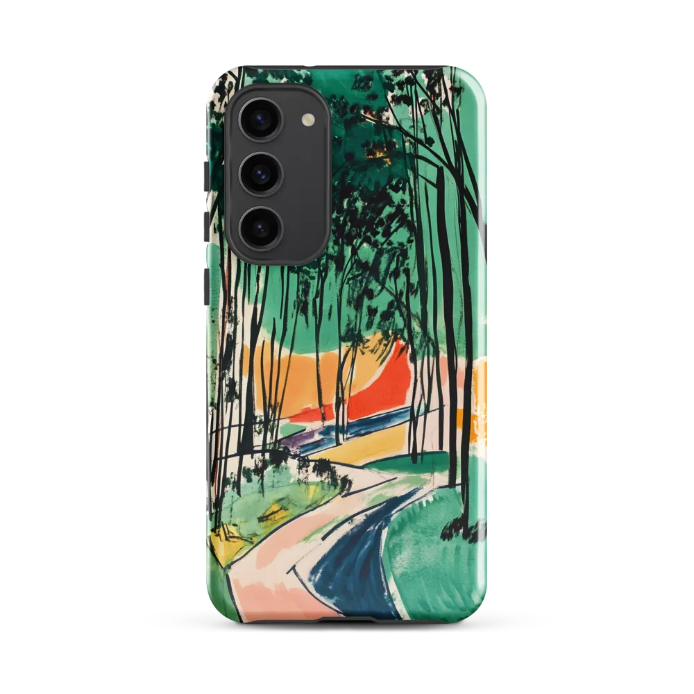 Winding Path Through the Forest | Phone Case |  S23 Plus | Tough Case | Glossy