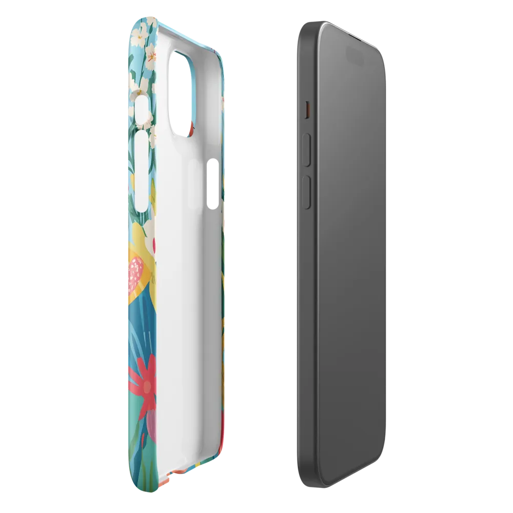 Dancing Among Blossoms | Phone Case |  15 Plus | Snap Case | Glossy