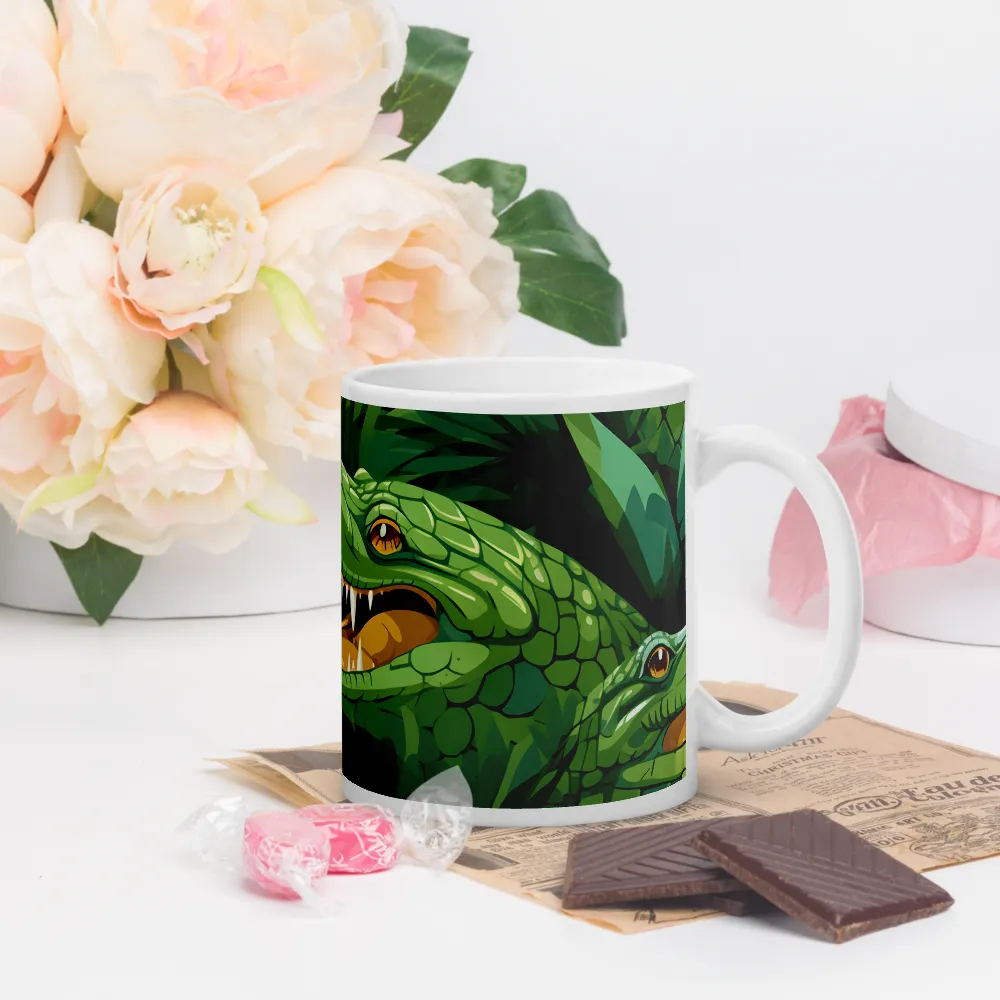 Fierce Crocodilian Medley | Mugs | Multiple Sizes & Colors