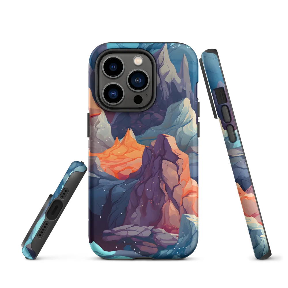 Mystical Peaks of Imagination | Phone Case |  14 Pro | Tough Case | Matte