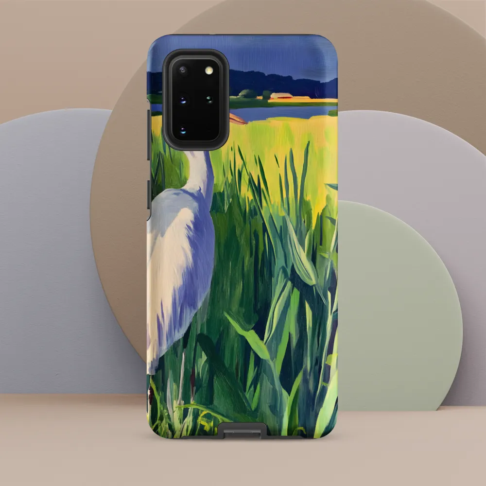 Graceful Presence: The Heron in the Meadow