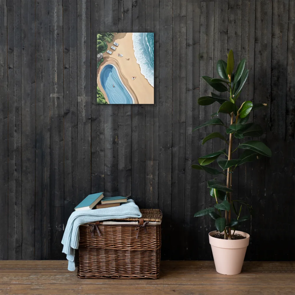 Serenity by the Shore | Thin Canvas | 16″×20″