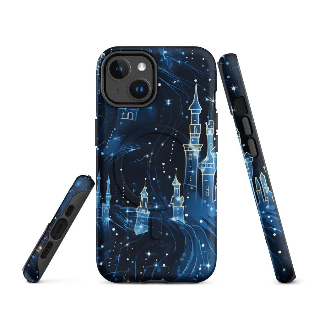 Dreamy Castles in a Starry Sky | Phone Case |  14 | MagSafe® Tough Case | Matte