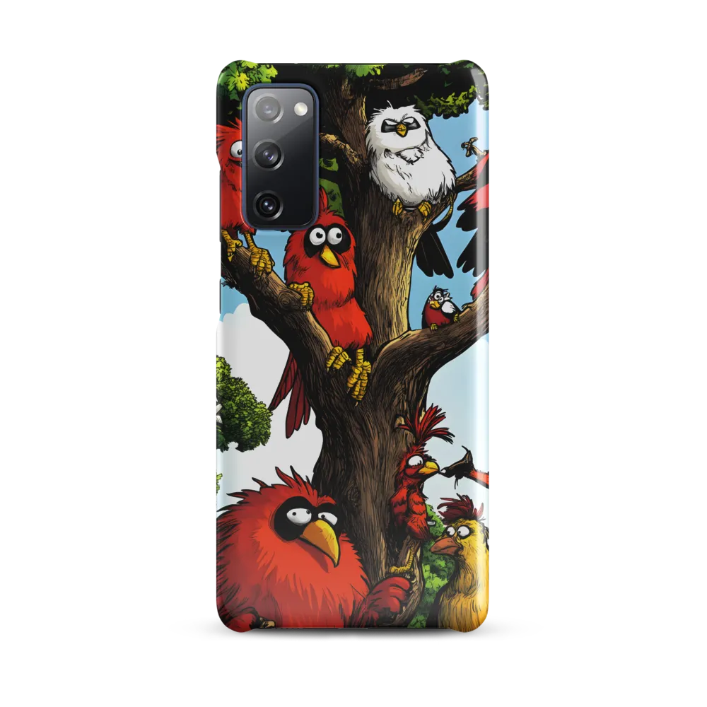 Whimsical Avian Gathering