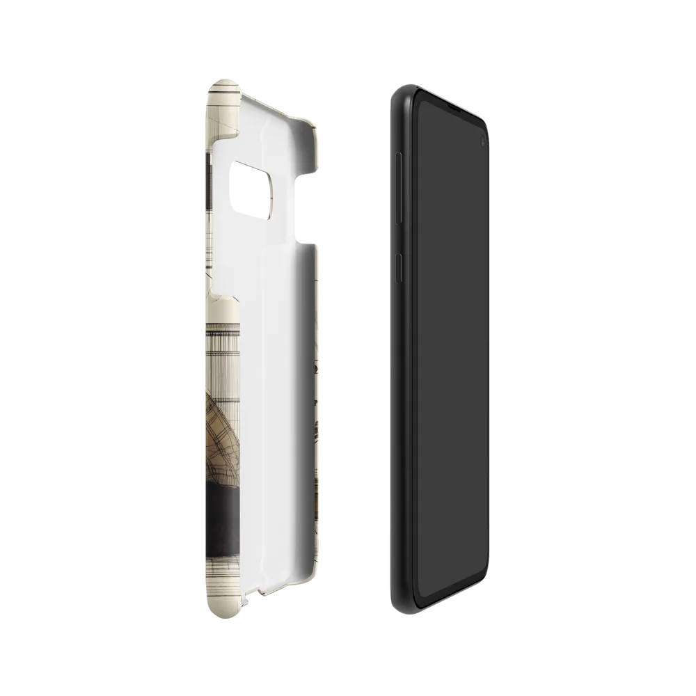 Quiet Reflections in Line | Phone Case |  S10e | Snap Case | Matte