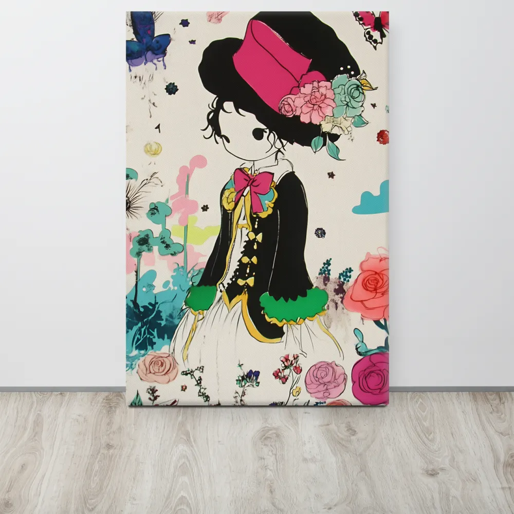 Whimsical Garden Reverie | Canvas | 24″×36″