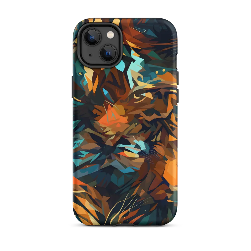 Wild Symphony: Abstract Tigers | Phone Case |  14 Plus | Tough Case | Matte