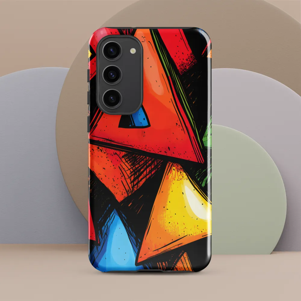 Vibrant Triangles in Abstract Harmony