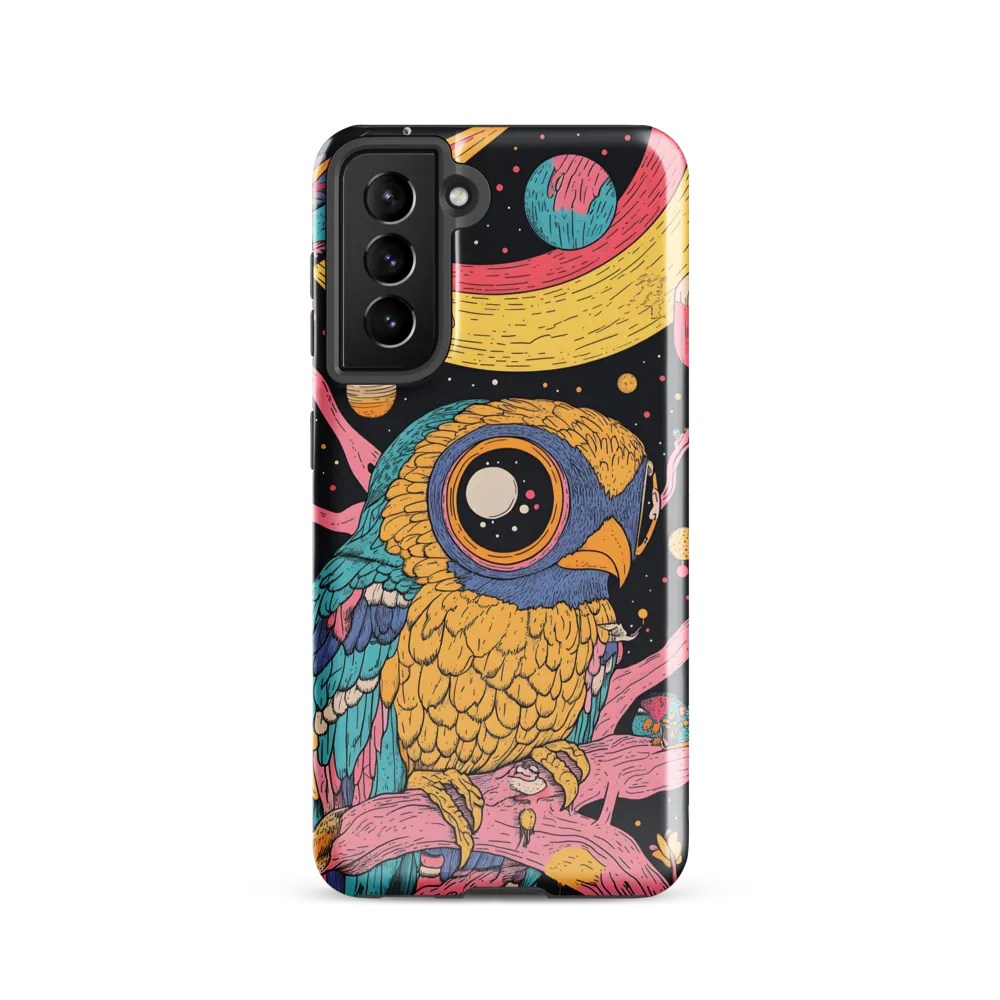 Whimsical Cosmic Owl