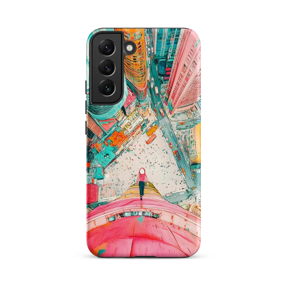 Vertical Horizons: A Surreal Cityscape Adventure | Phone Case |  S22 Plus | Tough Case | Matte