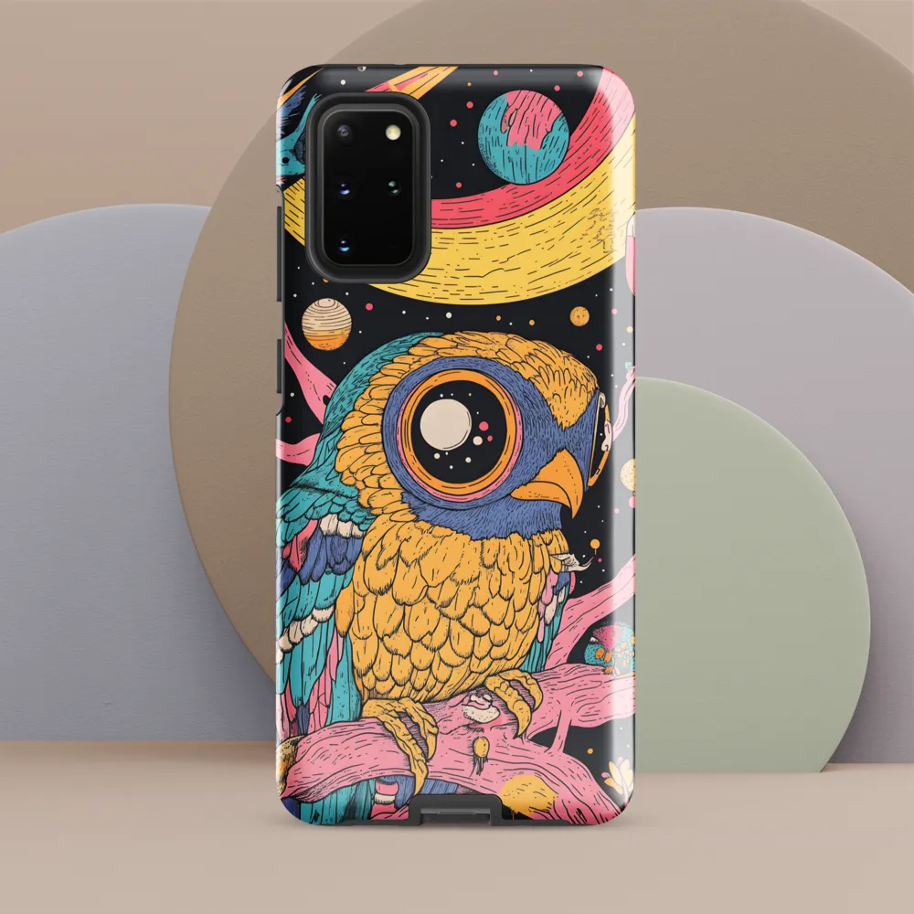 Whimsical Cosmic Owl | Phone Case |  S20 Plus | Tough Case | Glossy