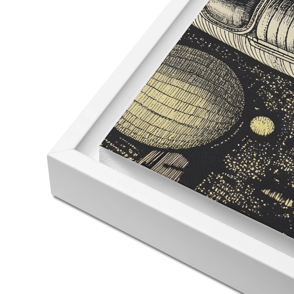 Voyage to the Unknown | Canvas with White Frame | 16″×20″