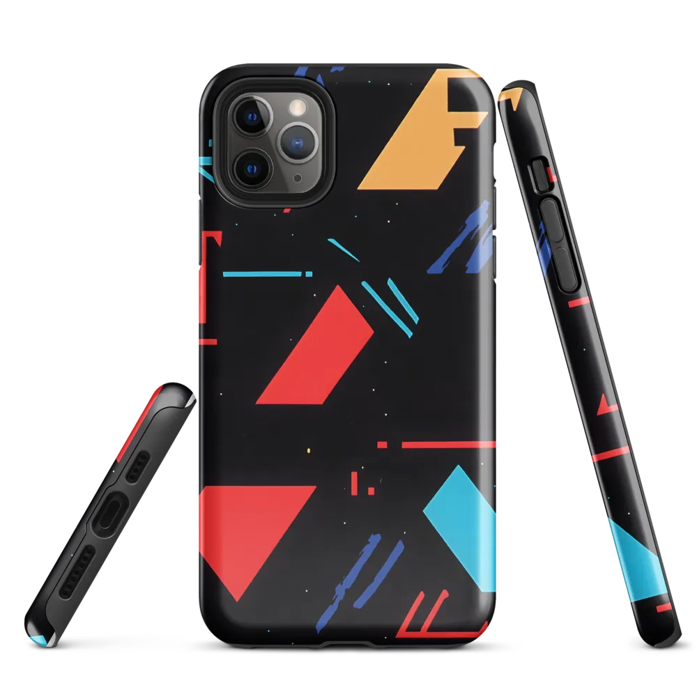 Dynamic Geometric Harmony | Phone Case |  11 Pro Max | Tough Case | Glossy