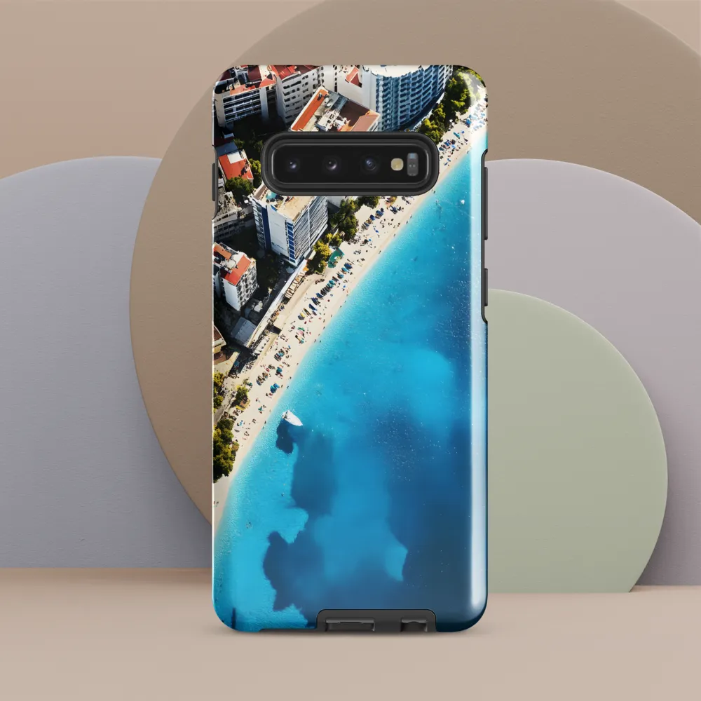 A Coastal Symphony of Urban Serenity | Phone Case |  S10 Plus | Tough Case | Glossy