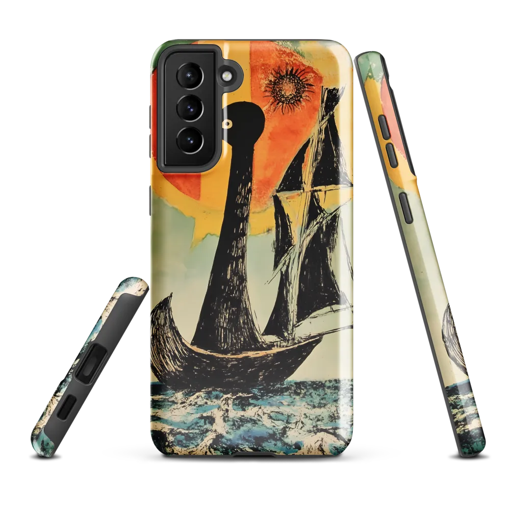 Sailing into the Surreal | Phone Case |  S21 Plus | Tough Case | Glossy