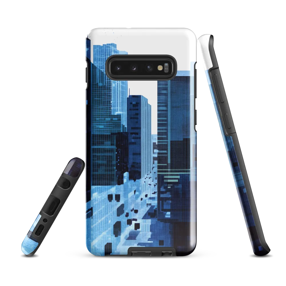 Urban Harmony: A Digital Daydream | Phone Case |  S10 Plus | Tough Case | Glossy