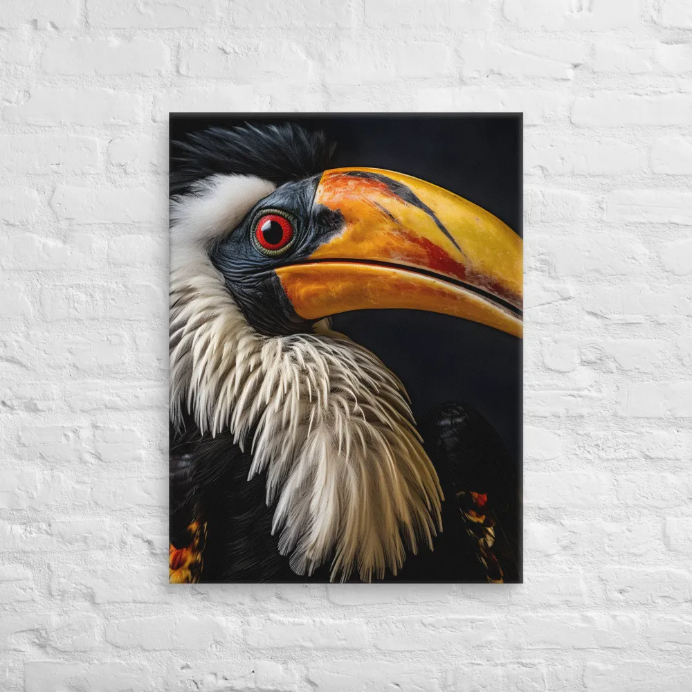 Majestic Hornbill Portrait | Canvas | 24″×32″