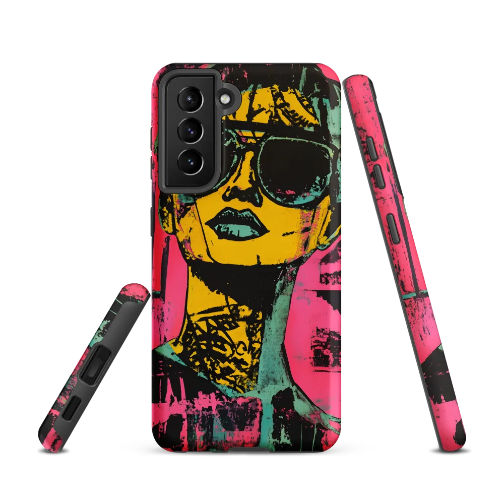Confident Portrait in Neon Colors