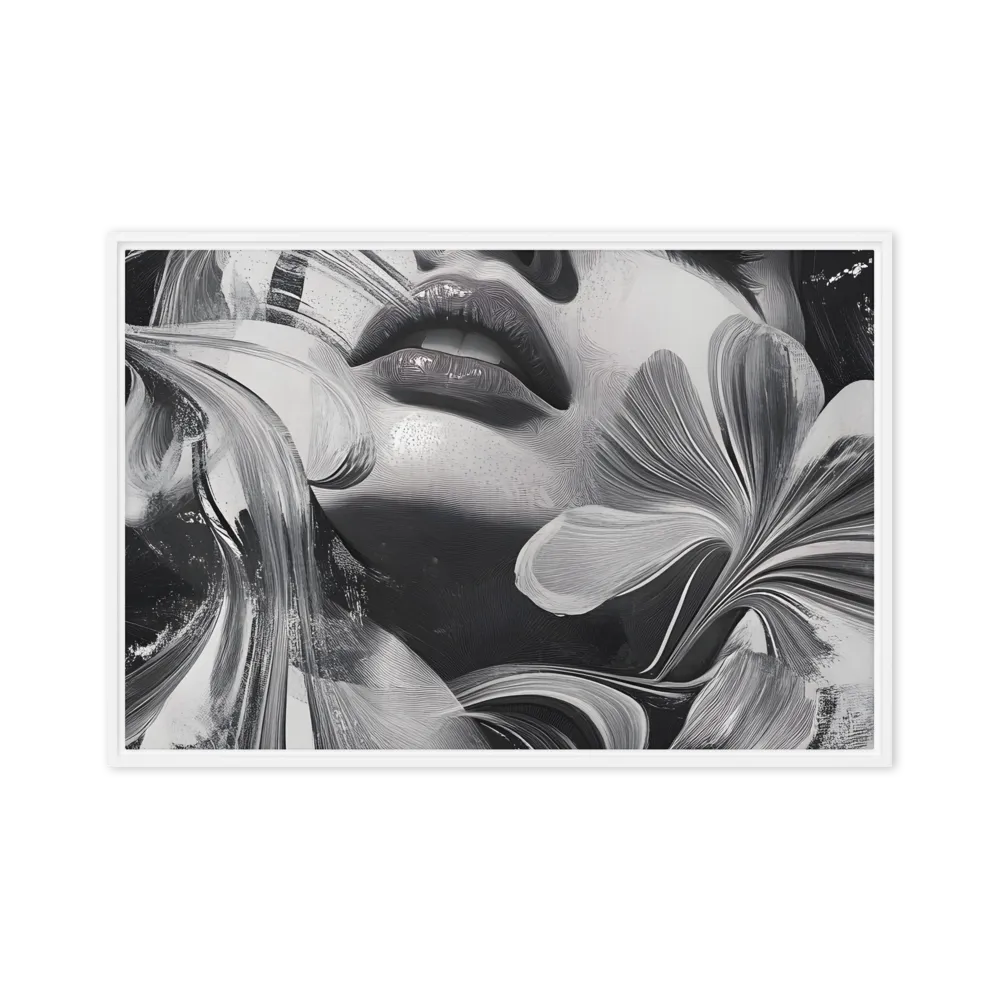 Harmony of Flows | Canvas with White Frame | 24″×36″