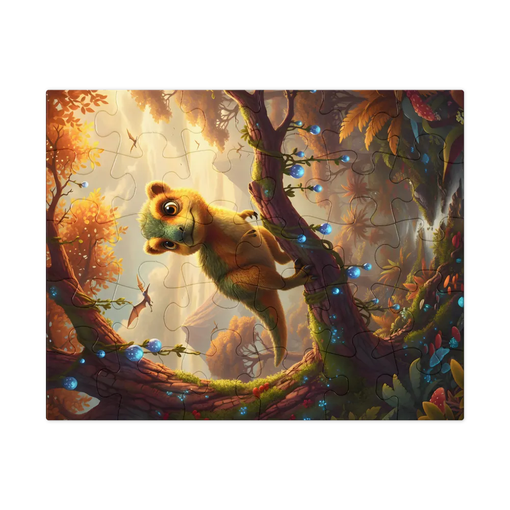 Luminous Grove Hatchling 
 Jigsaw Puzzle in Tin Box