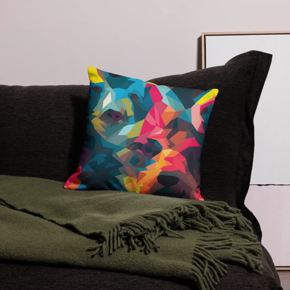 The Colorful Essence of Bears | Pillow Case | 18″×18″