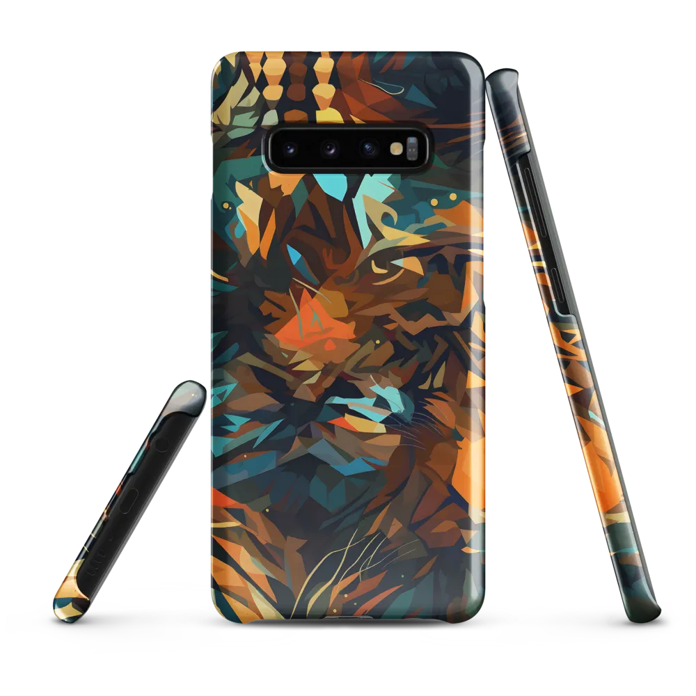 Wild Symphony: Abstract Tigers | Phone Case |  S10 Plus | Snap Case | Glossy