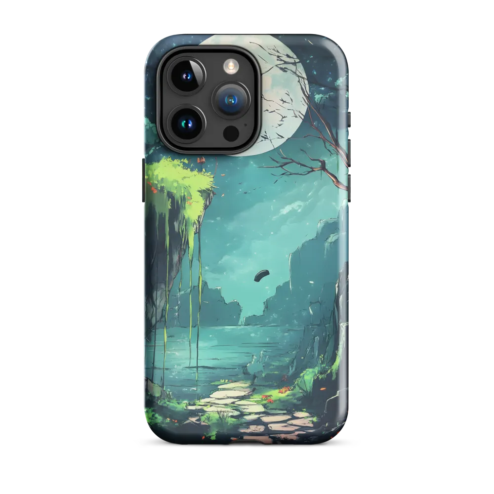 Moonlit Serenity: A Fantastical Landscape