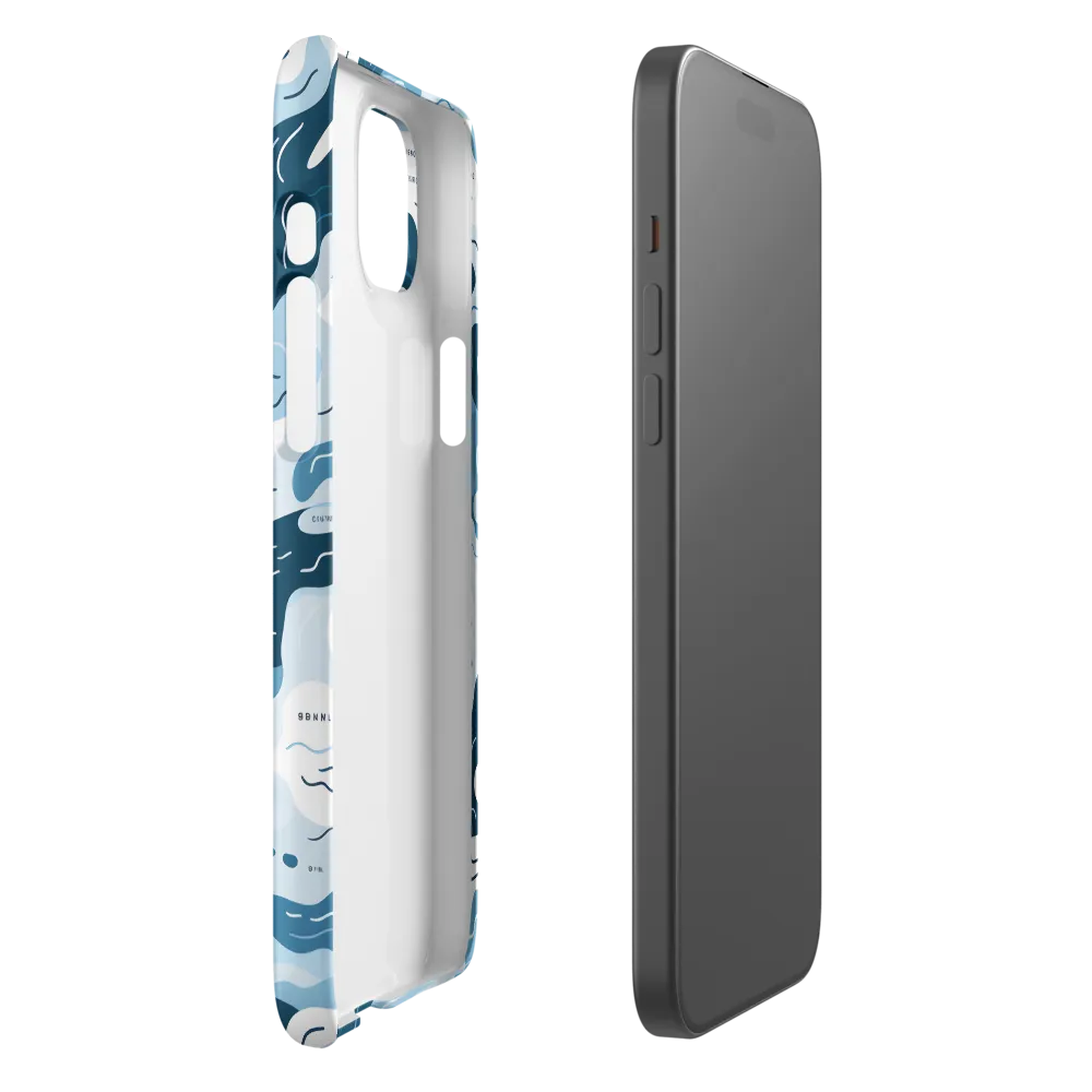 Flowing Waters: An Abstract Journey | Phone Case |  15 Plus | Snap Case | Matte
