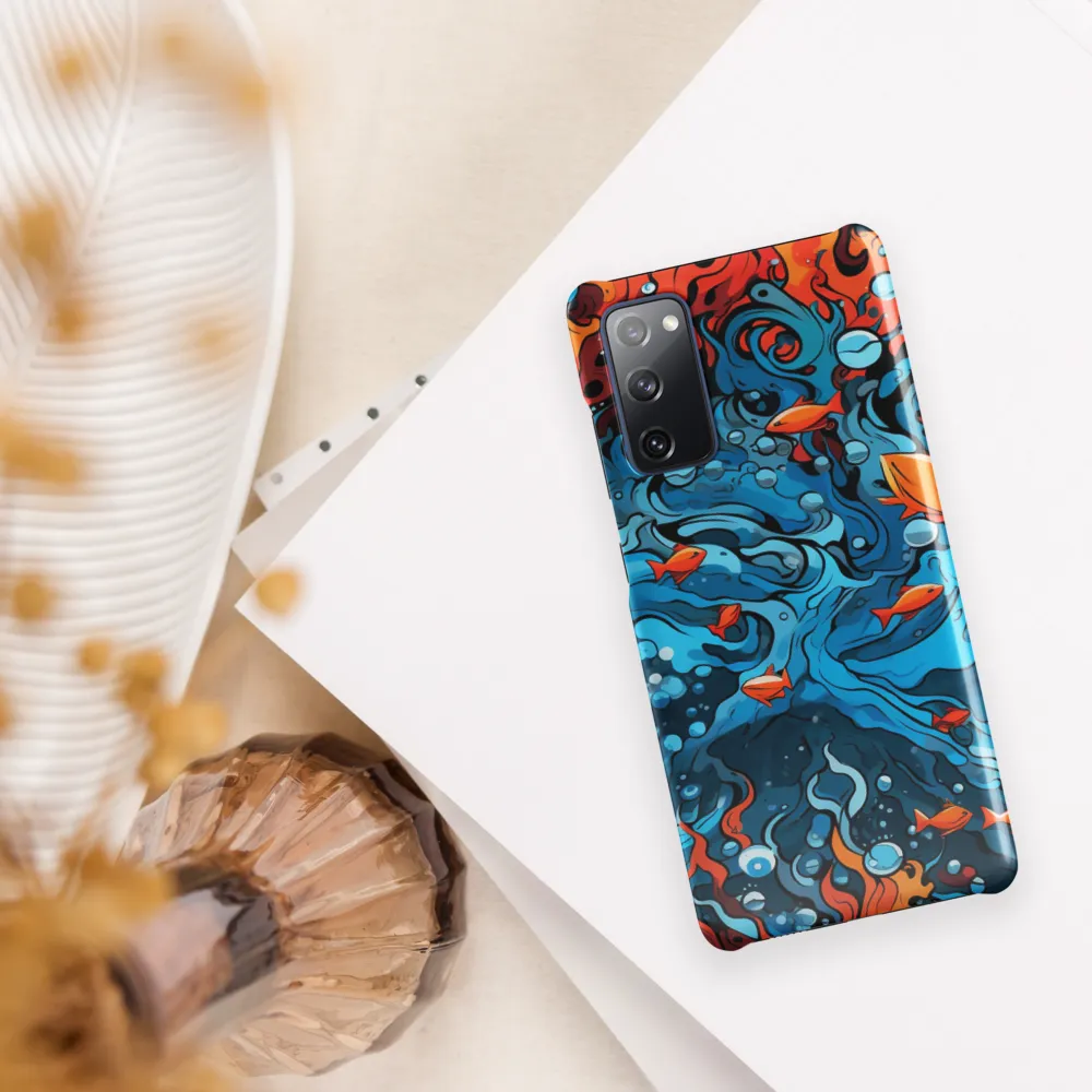Fluid Harmony: Ocean and Flames
