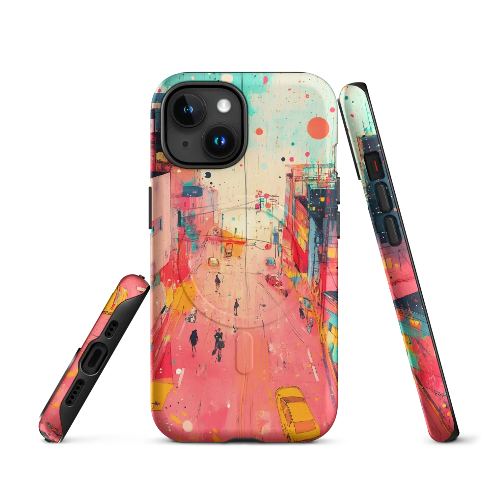 Vibrant City Life | Phone Case |  15 | MagSafe® Tough Case | Matte