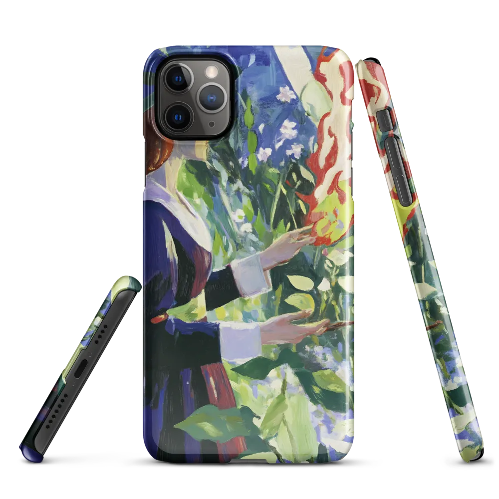 Enchanting Flames: A Dance with Nature | Phone Case |  11 Pro Max | Snap Case | Glossy