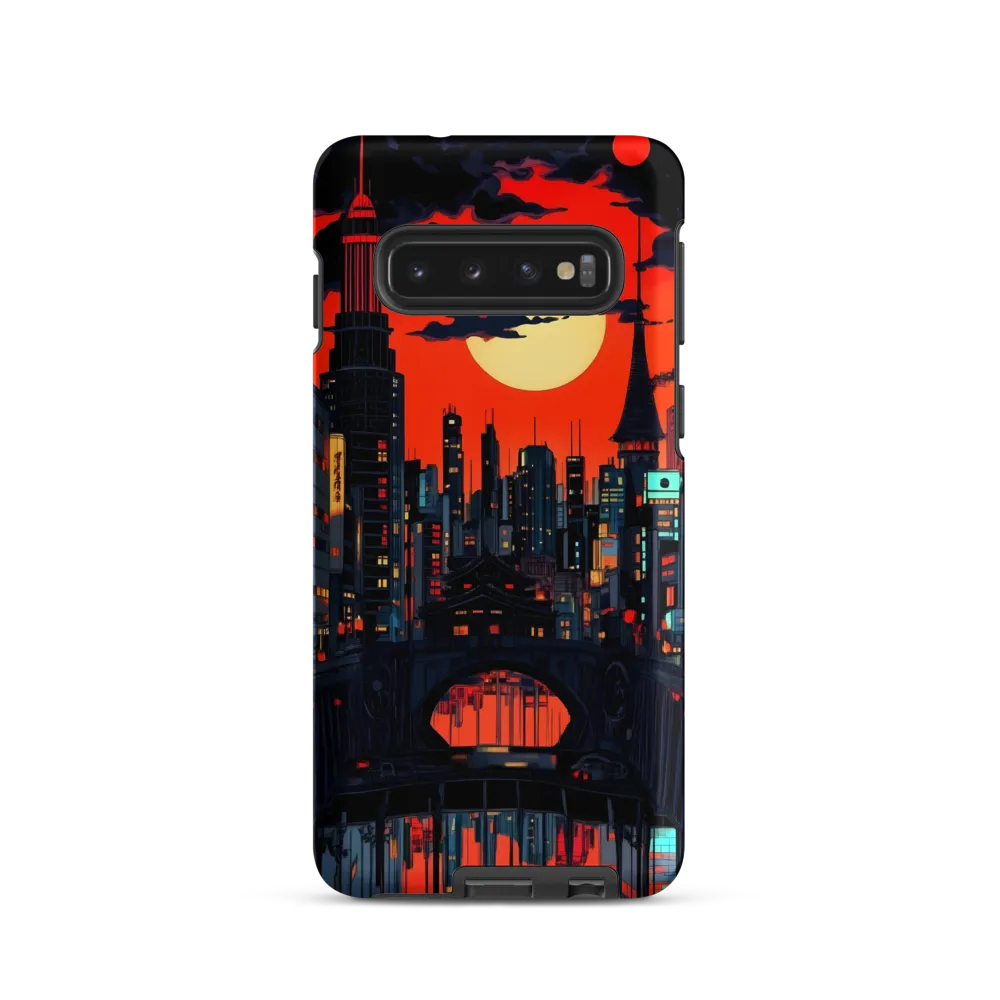 Nightfall in a Neon City