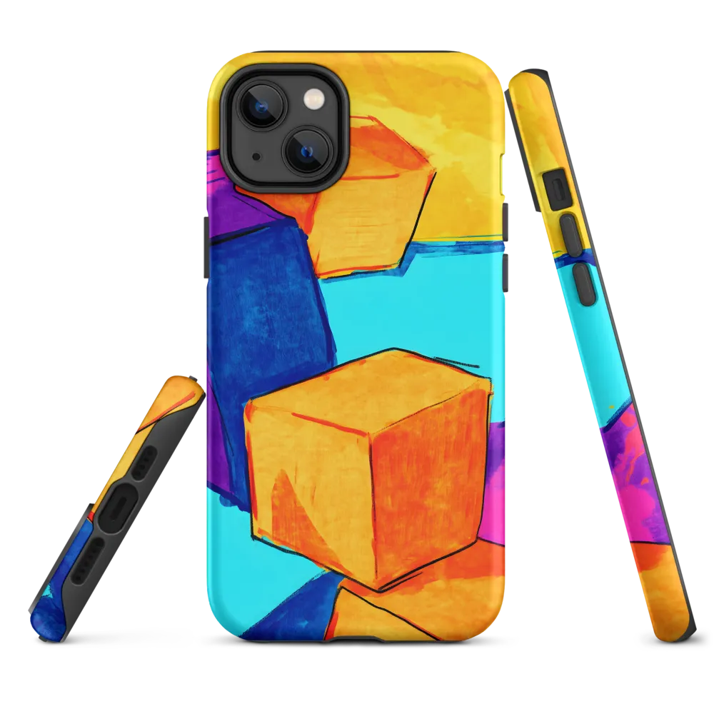 Playful Cubes in Vibrant Harmony
