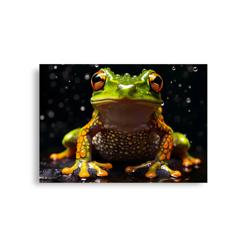 Emerald Elegance: The Frog in Focus
