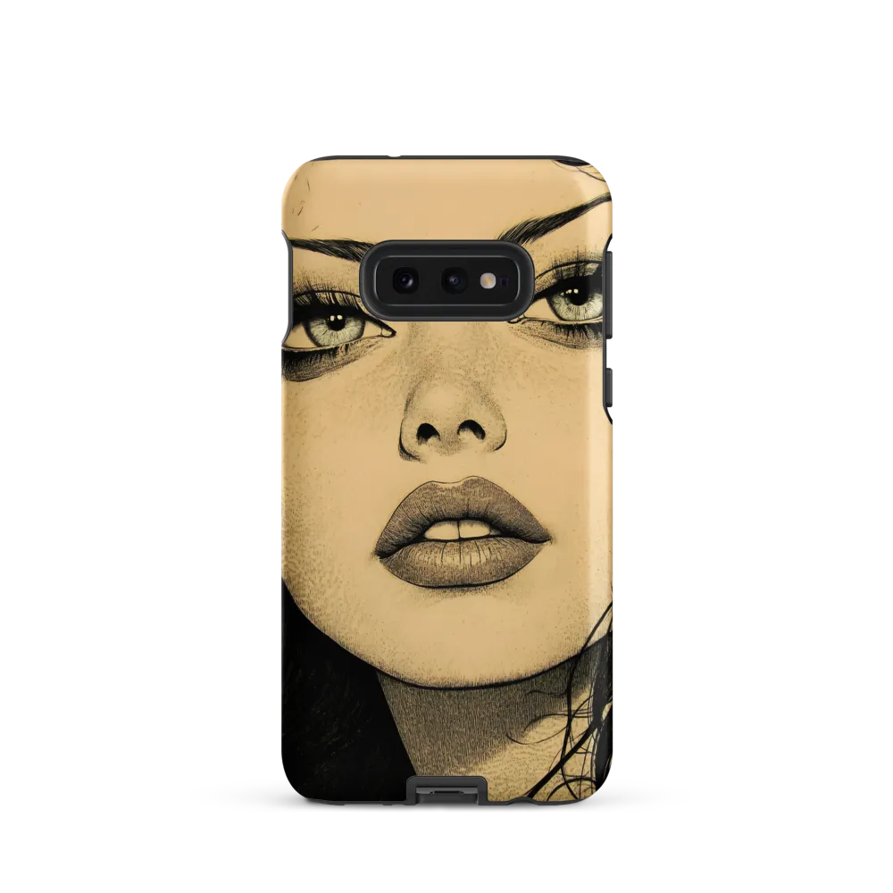 Enigmatic Gaze | Phone Case |  S10e | Tough Case | Matte