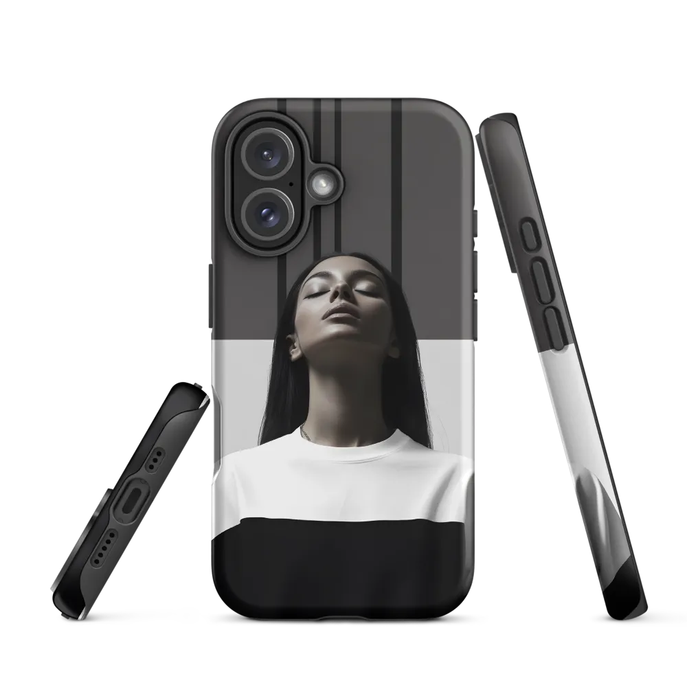 Serenity in Monochrome | Phone Case |  16 | Tough Case | Matte