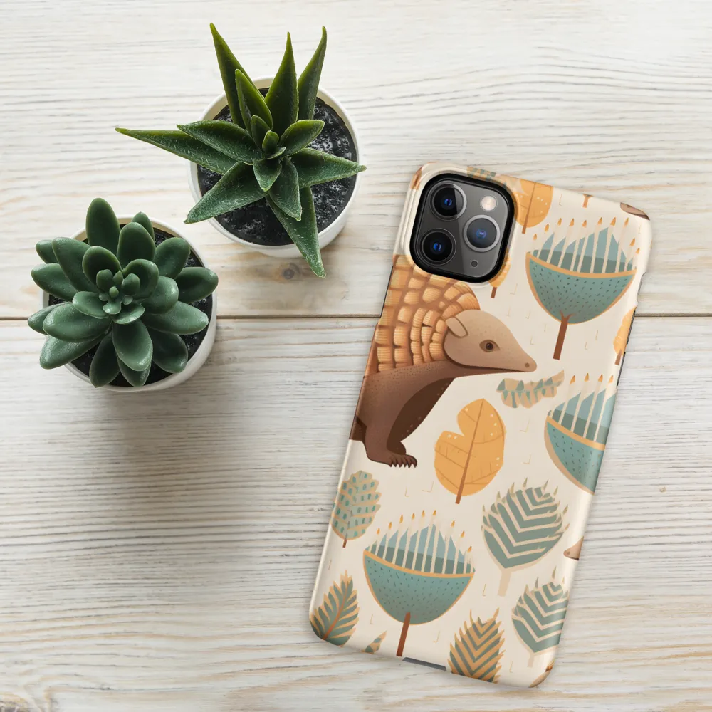 Pangolins in a Whimsical Habitat