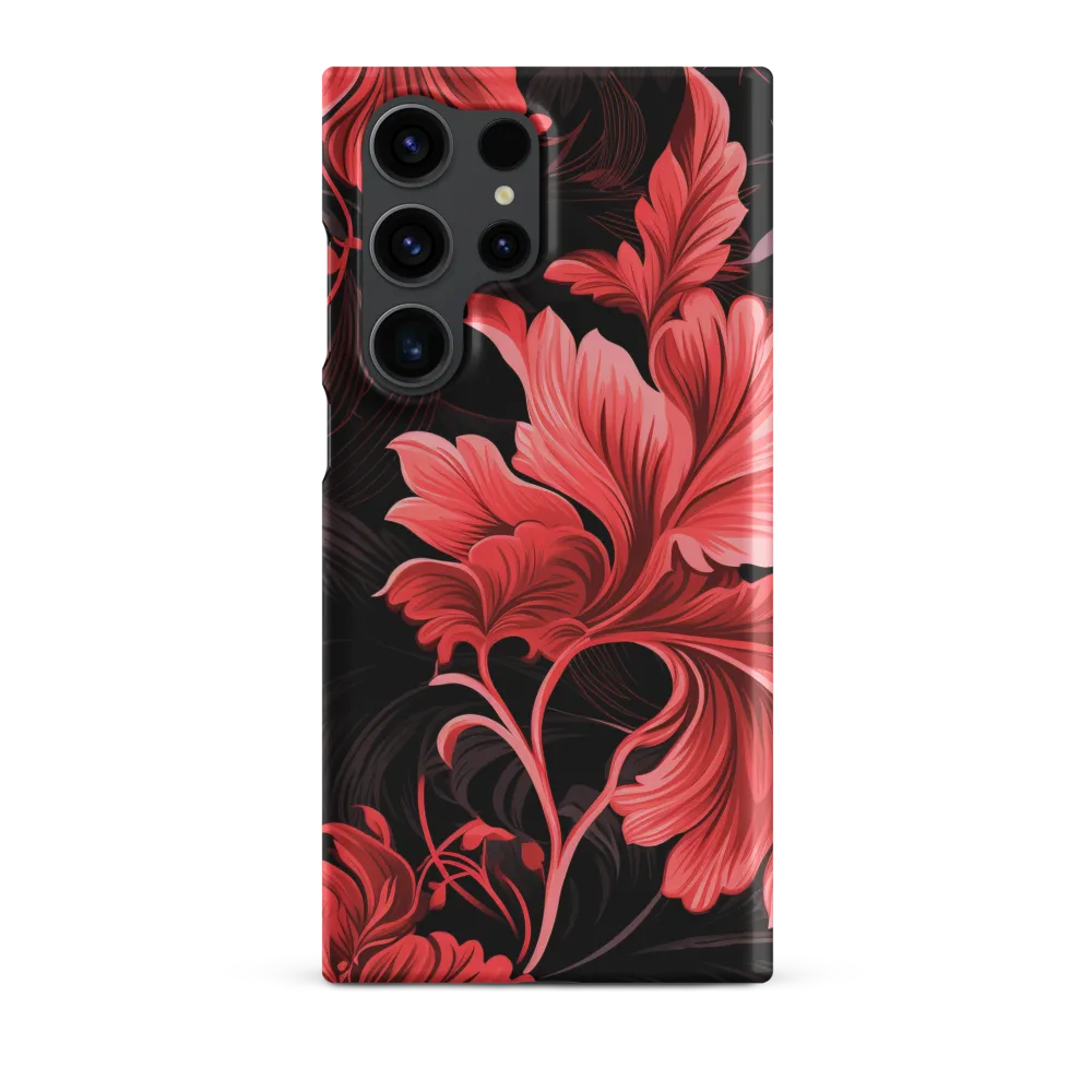 Tropical Elegance in Red