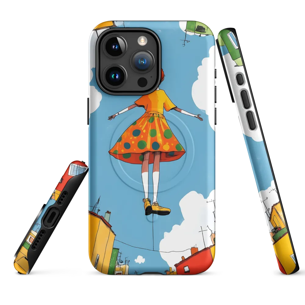 Floating Dreams in a Colorful Sky | Phone Case |  15 Pro Max | MagSafe® Tough Case | Matte