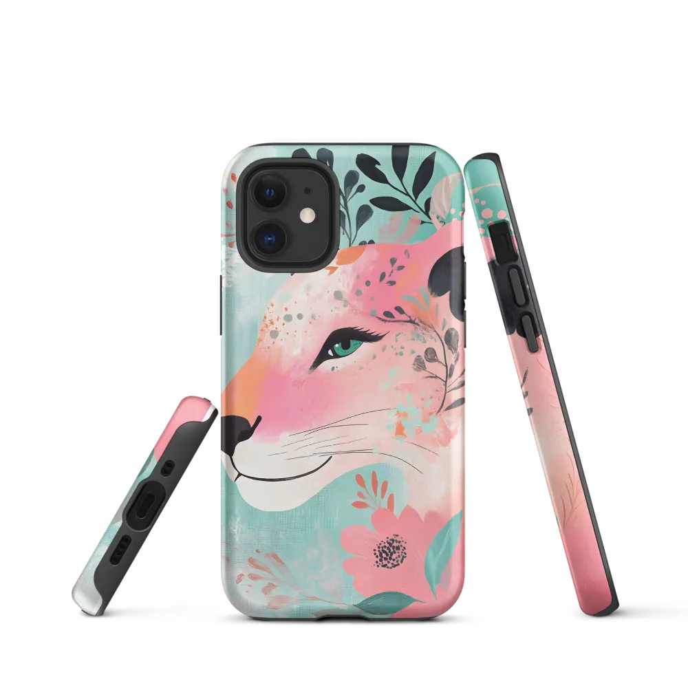Whimsical Majesty: A Floral Lion