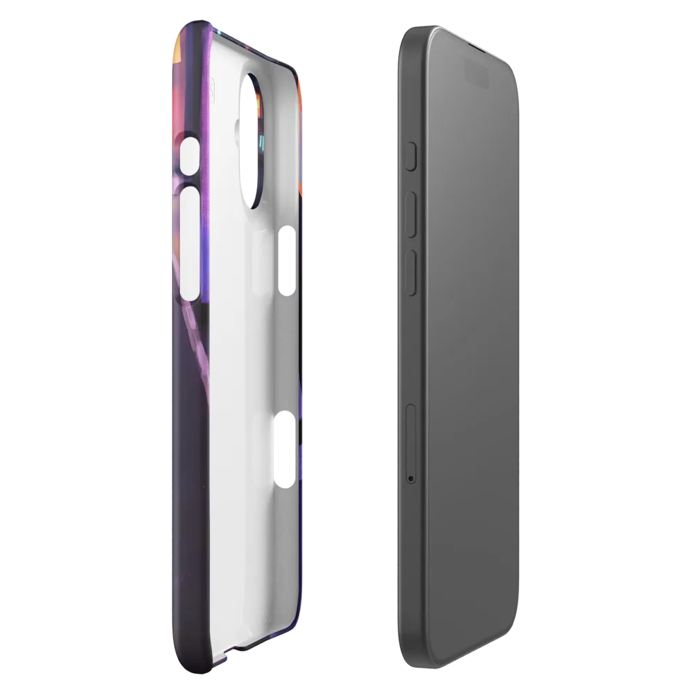 Wandering Through Neon Dreams | Phone Case |  16 Plus | Snap Case | Glossy