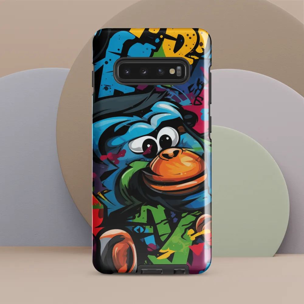 Urban Jungle: A Whimsical Monkey Parade | Phone Case |  S10 Plus | Tough Case | Glossy