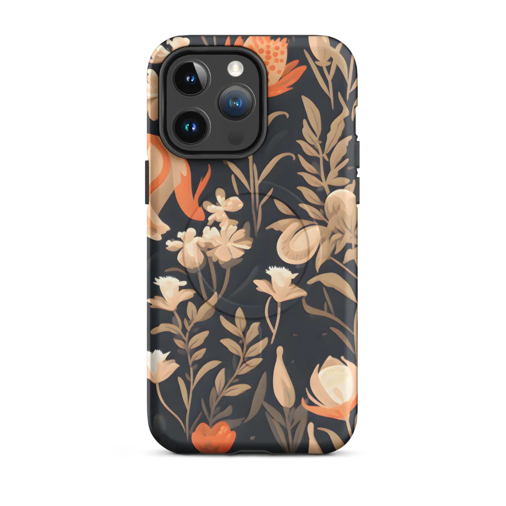 Floral Harmony: A Dance in the Dark
