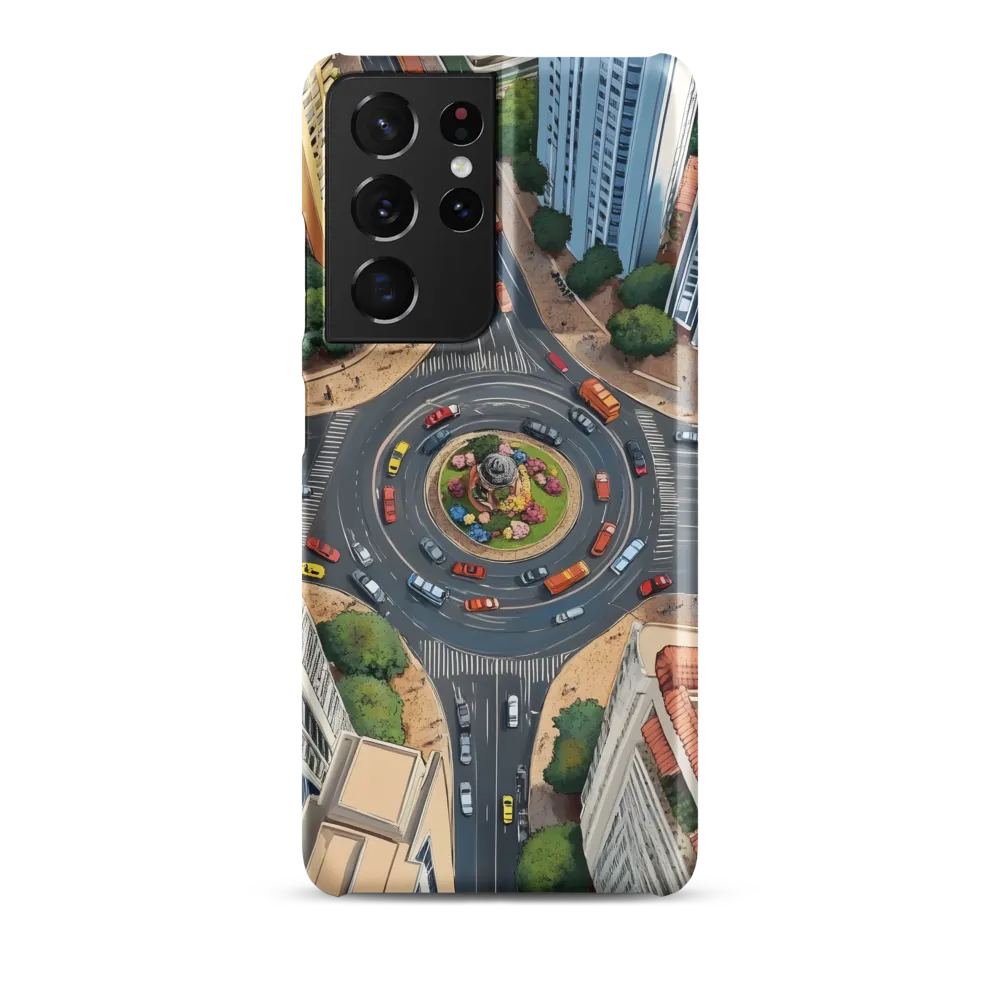 Urban Symphony: Aerial Vision of City Life