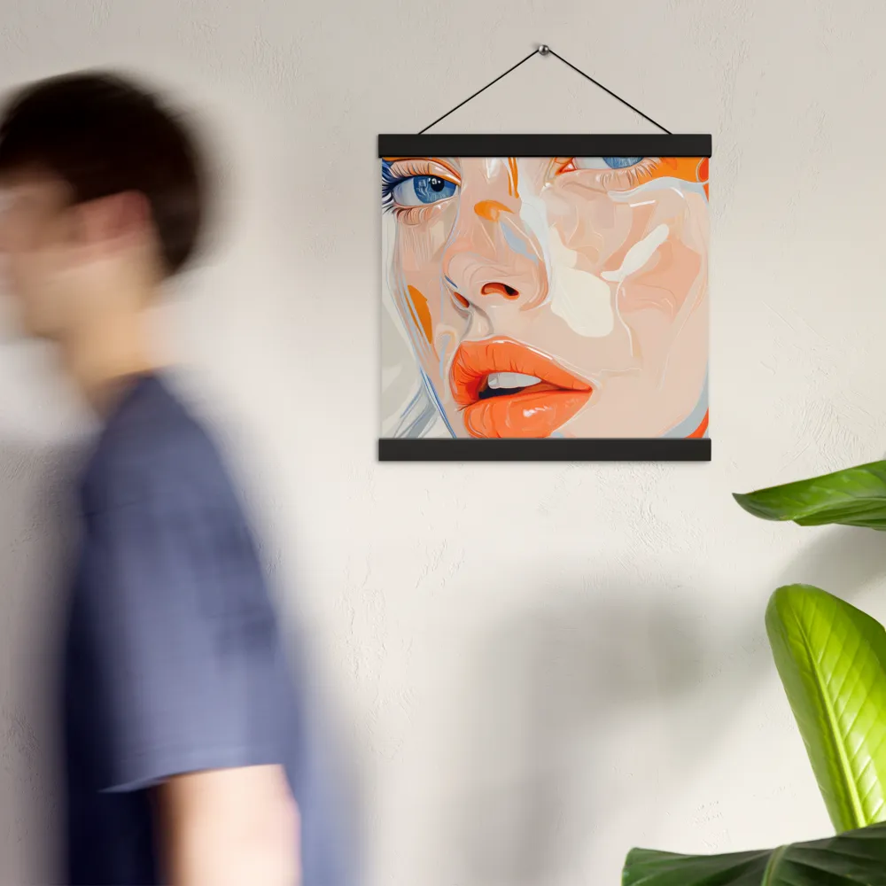 Ethereal Expressions | Poster With Black Wood Hanger | 12″×12″