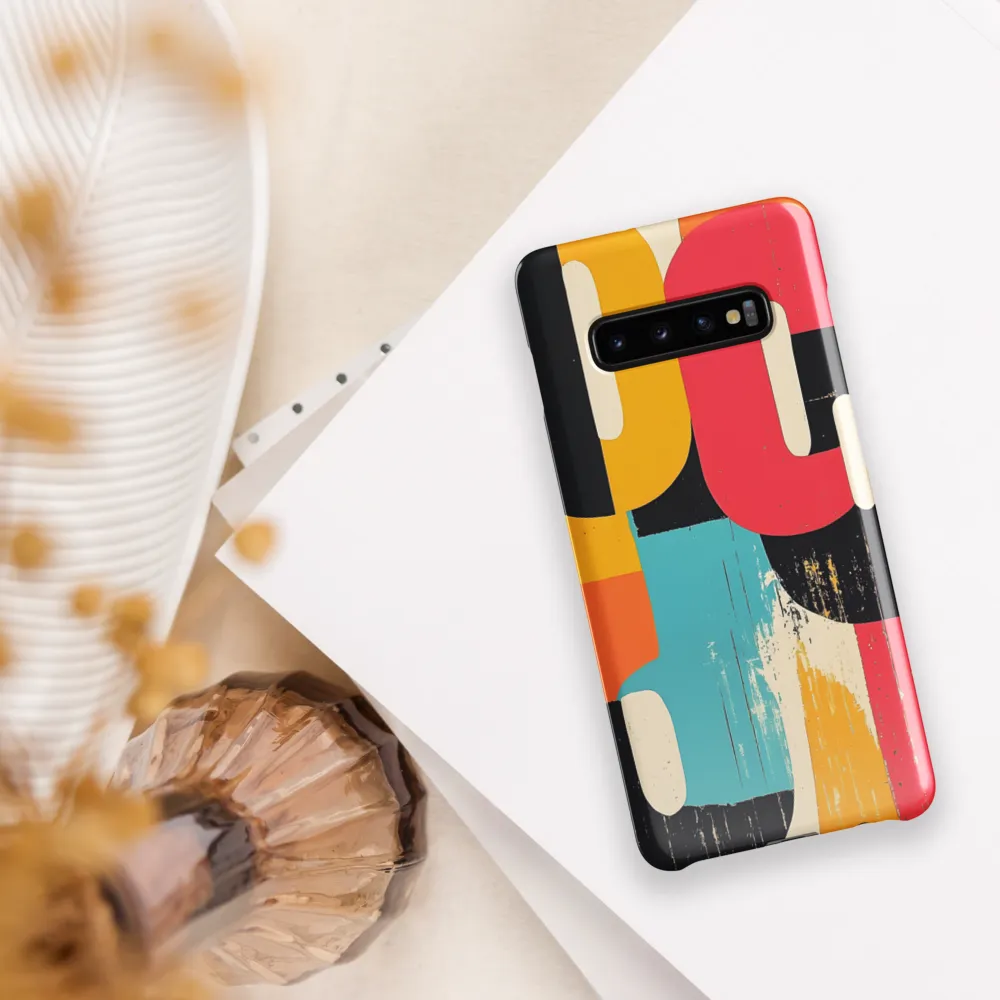 Colorful Curves: Numbers in Harmony | Phone Case |  S10 Plus | Snap Case | Glossy