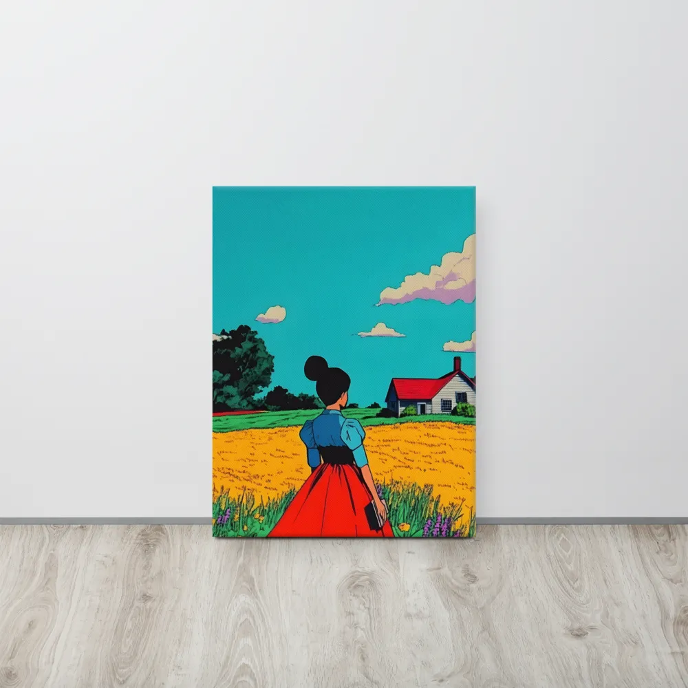 Whispers of a Sunlit Meadow | Canvas | 18″×24″