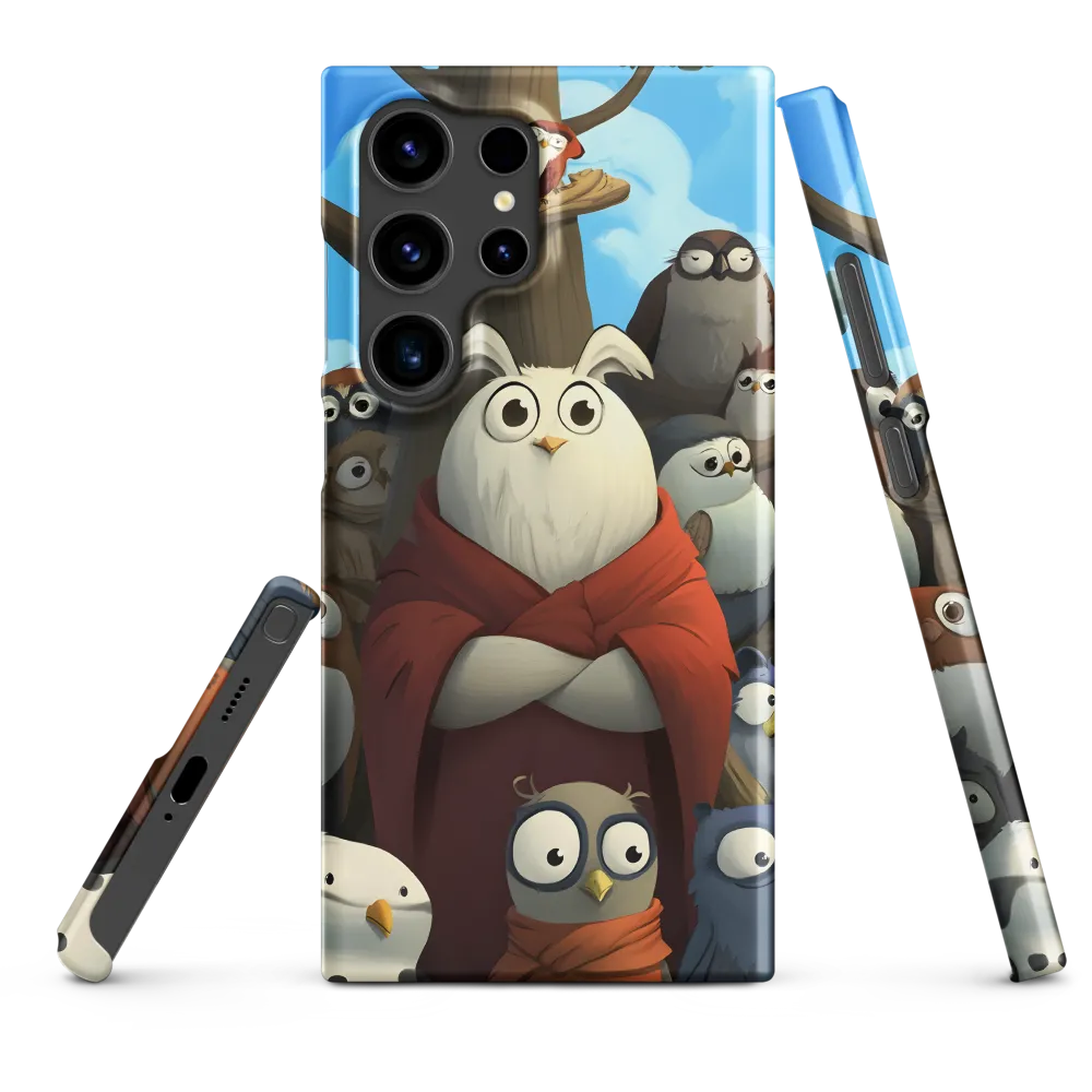 The Gathering of Owls | Phone Case |  S24 Ultra | Snap Case | Matte