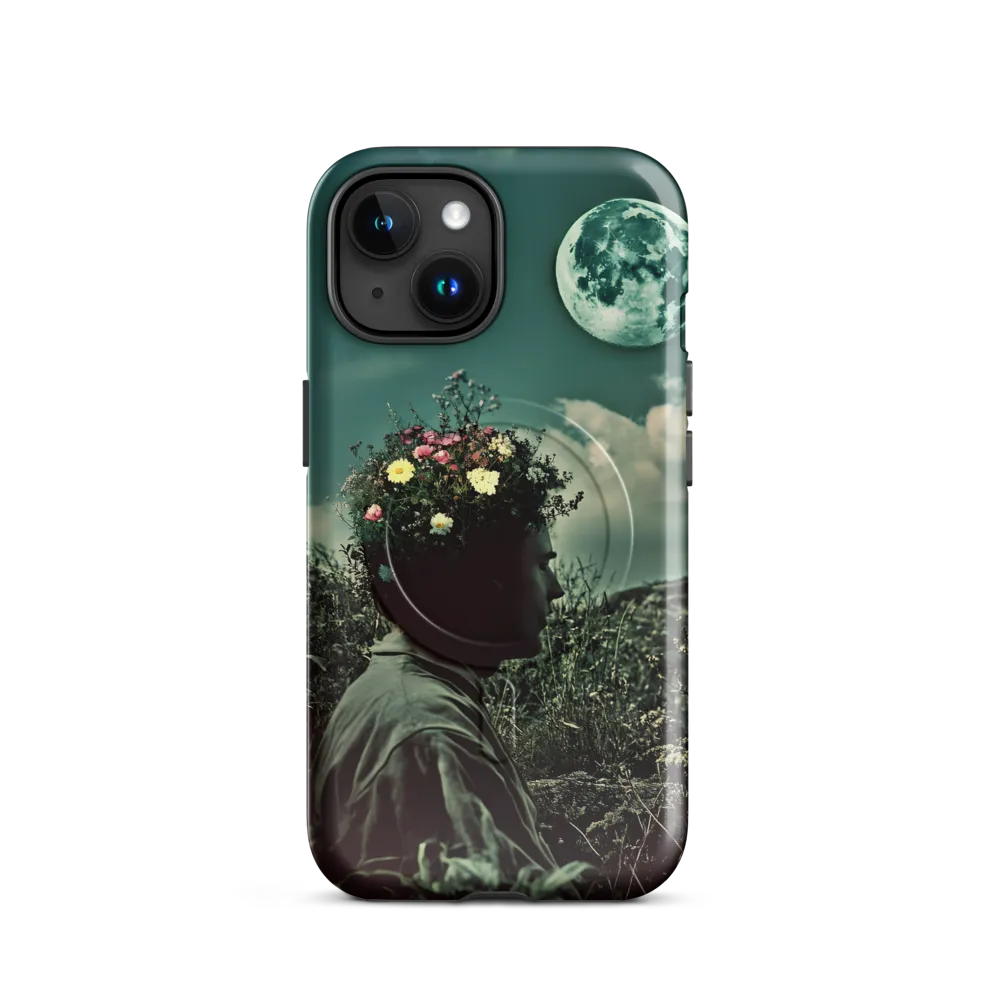 Moonlit Blossom | Phone Case |  15 | MagSafe® Tough Case | Glossy